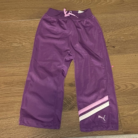 Puma Purple 2 Piece Track Suit Zip Up Classic Y2K Style Infant Girl Size 24M - Picture 5 of 5